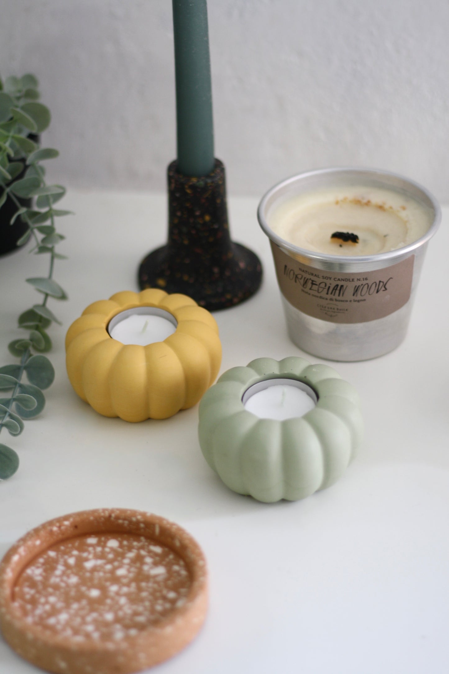 Portacandela Zucca Salvia