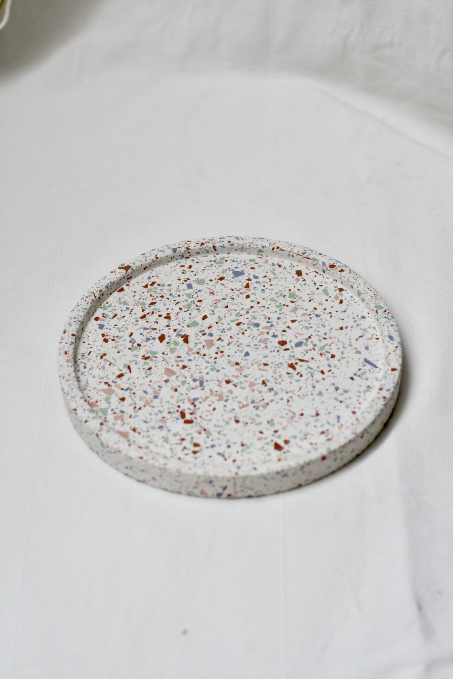 Svuotatasche Grande Terrazzo Bianco