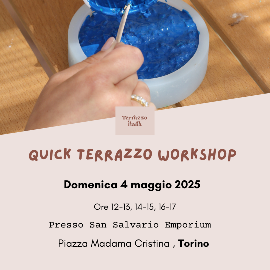 Quick Workshop Terrazzo a Torino (4 maggio 2025)