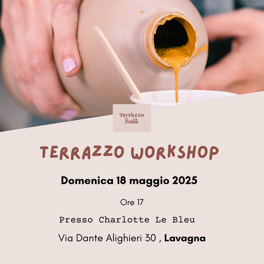 Workshop Terrazzo presso Charlotte Le Bleu (18 maggio 2025)