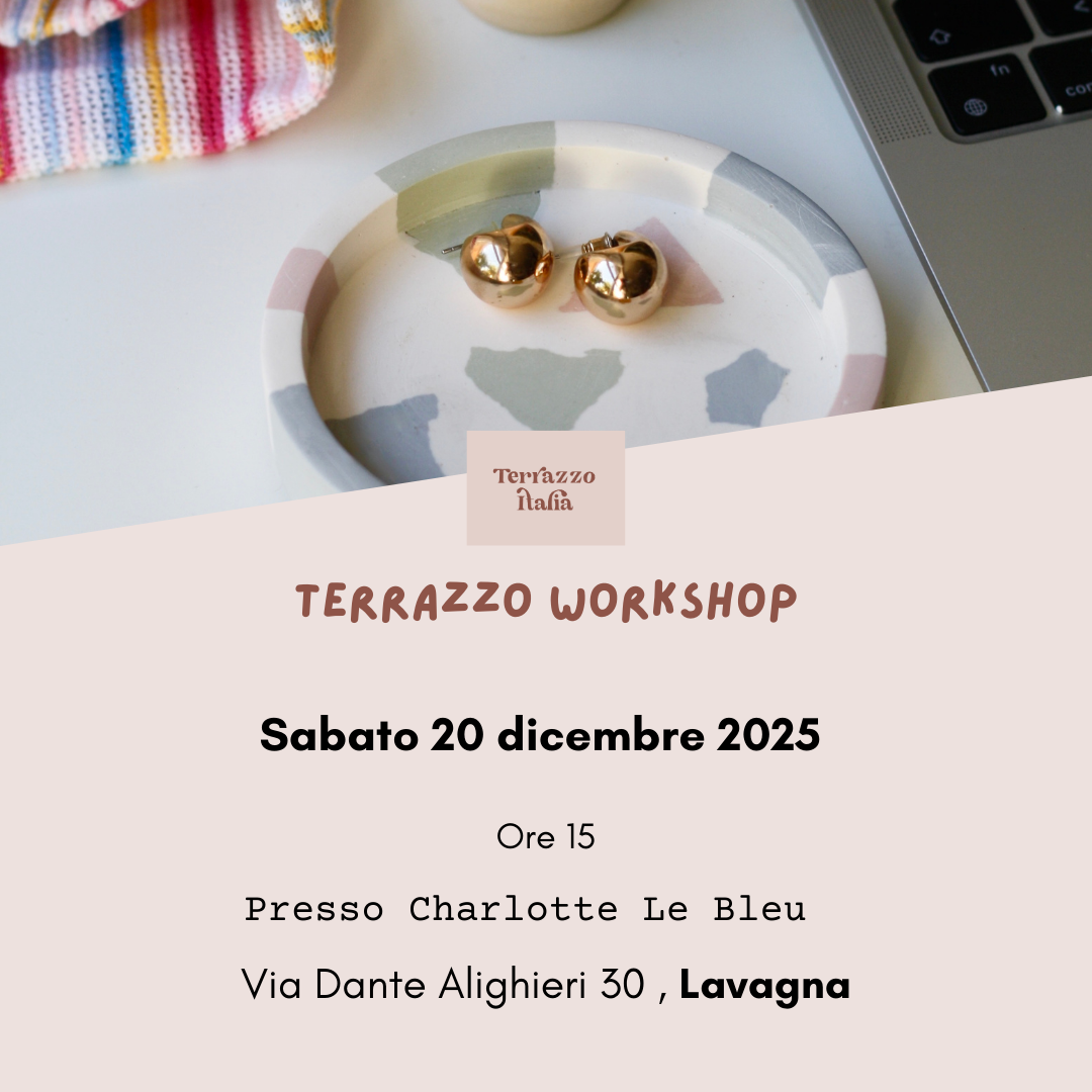 Workshop Svuotatasche Big Terrazzo (20 dicembre 2025)