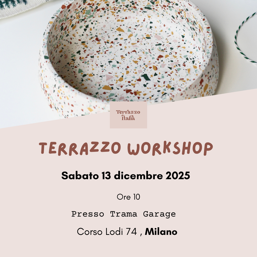 Workshop Ciotola Terrazzo (13 dicembre 2025, Milano)